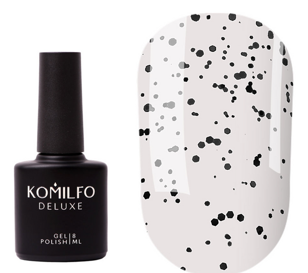 KOMILFO NO WIPE matte DRAGON TOP – TOP WITHOUT STICKY LAYER WITH CRUMB, 8 ML