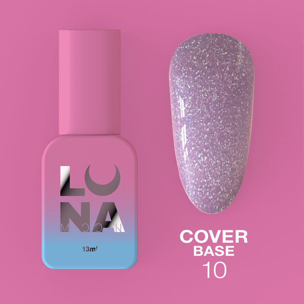 Base classique LunaMoon Cover Base n° 10, 13 ml