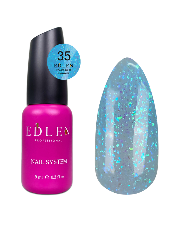 Cover base Shimmer Edlen 9 ml. №35