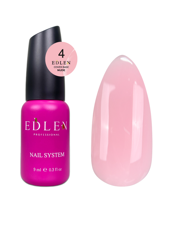 Cover base Nude Edlen 9 ml. №04