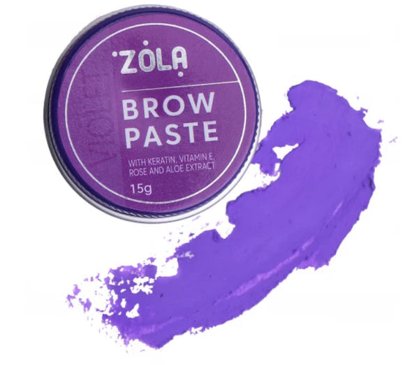 Pâte contour sourcils ZOLA / Brow Paste / Violet, 15 g