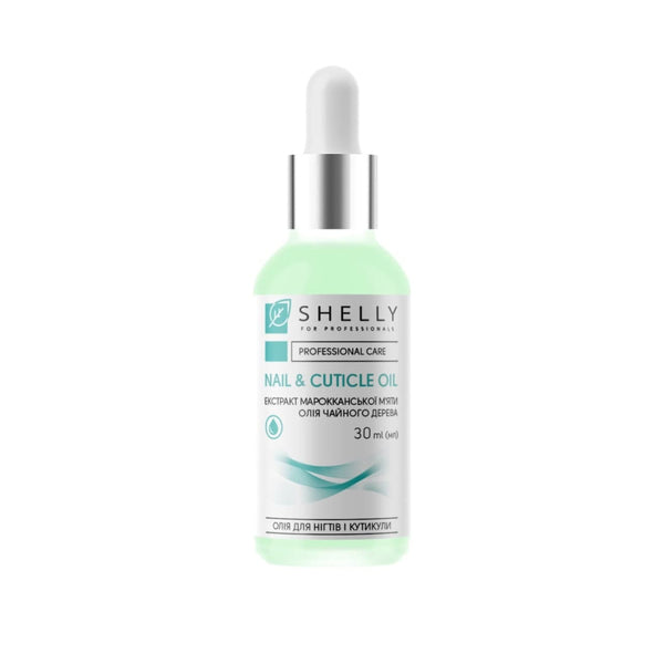 Nail and cuticle oil with moroccain mint extract and tea tree oil shelly 30 ml