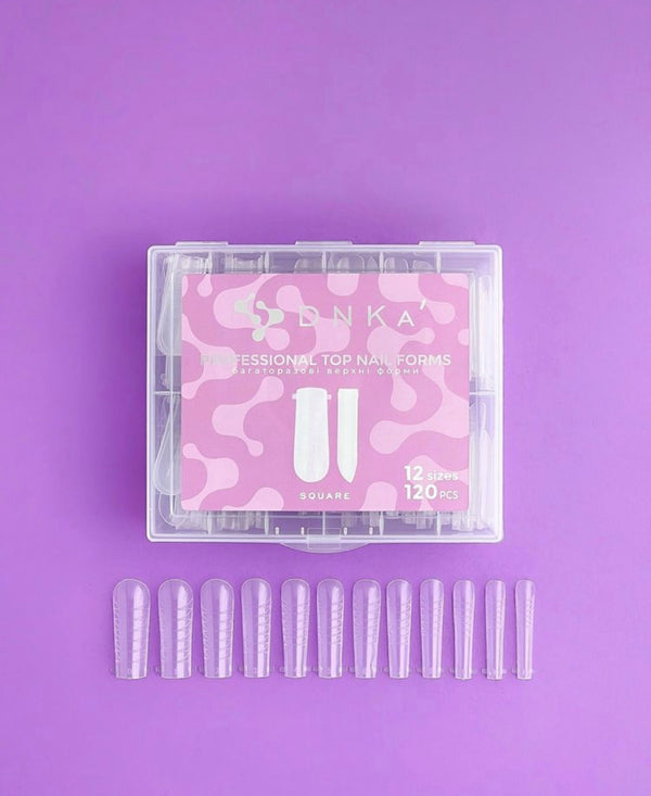 DNKa' Top Nail Forms Square,120pcs