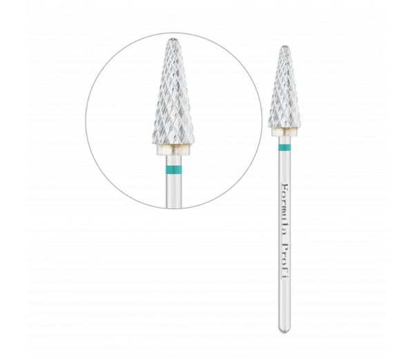 MILLING CARBIDE TBC FORMULA PROFI 100-1063 CONE ROUNDED GREEN