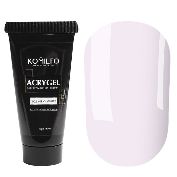 KOMILFO ACRYGEL 002 MILKY WHITE