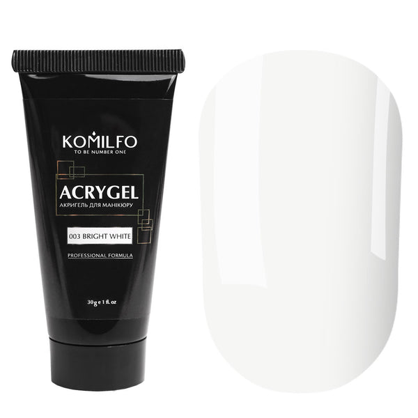 KOMILFO ACRYGEL 003 BRIGHT WHITE