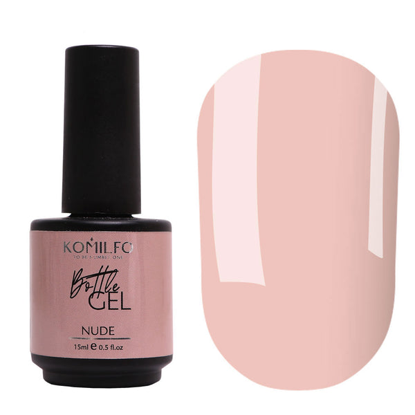 KOMILFO BOTTLE GEL NUDE, 15 ML, WITH BRUSH