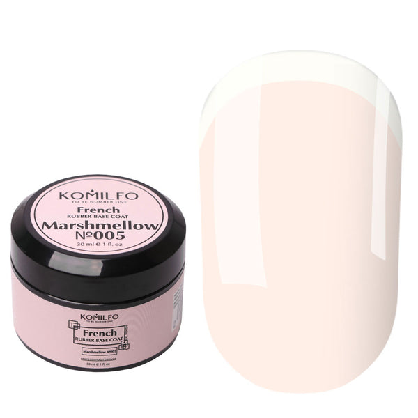 KOMILFO FRENCH RUBBER BASE 005 MARSHMELLOW, 30 ML