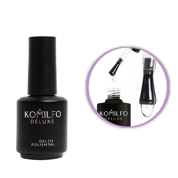 KOMILFO RUBBER BASE COAT – RUBBER BASE FOR GEL POLISH, 15 ML