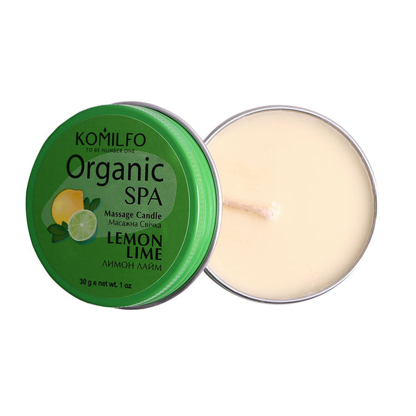 KOMILFO MASSAGE CANDLE – LEMON LIME, 30 G