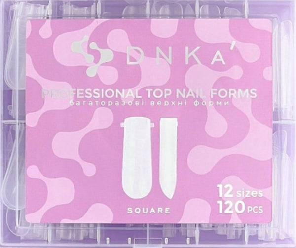 DNKa Top forms for extensions Professional Top nail forms Ballerine, 120 pcs