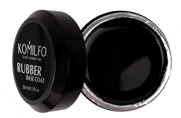 KOMILFO RUBBER BASE COAT – RUBBER BASE FOR GEL-POLISH WITHOUT A BRUSH, 30 ML