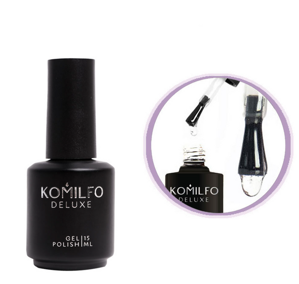 KOMILFO RUBBER BASE COAT — RUBBER BASE FOR GEL POLISH, 15 ML