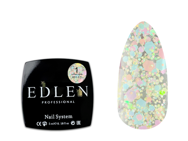 Confetti Glitter Edlen 5 мл. №01