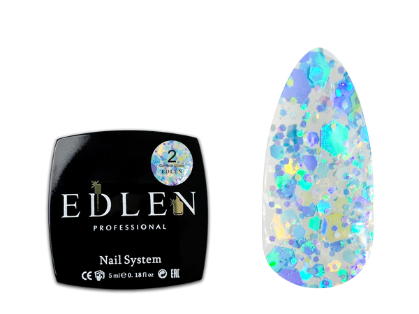 Confetti Glitter Edlen 5 ml. №02