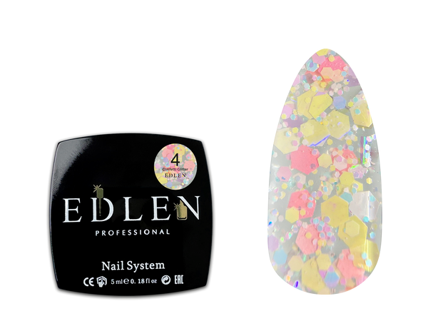 Confetti Glitter Edlen 5 ml. №04