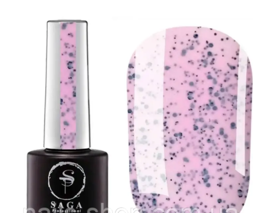 Vernis gel Saga Black Snow #04, 9 ml