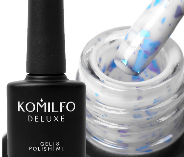 KOMILFO POTAL BASE P012 (WHITE WITH VARIOUS COLORED POTAL), 8 ML