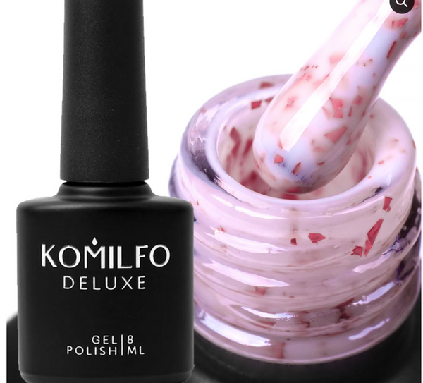 KOMILFO POTAL BASE P016 (MILK WITH PINK POTALL), 8 ML