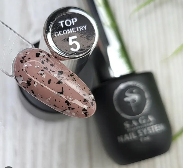 SAGA TOP NO WIPE GEOMETRY 5, 8 ML