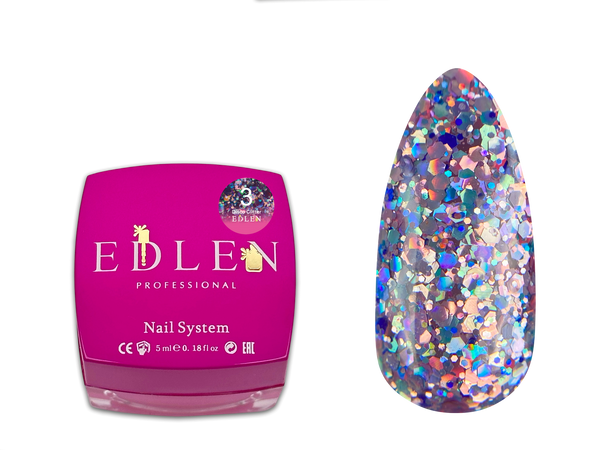 Disco Glitter Edlen 5 ml. №03