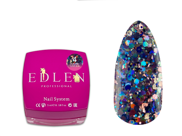 Disco Glitter Edlen 5 ml. №04