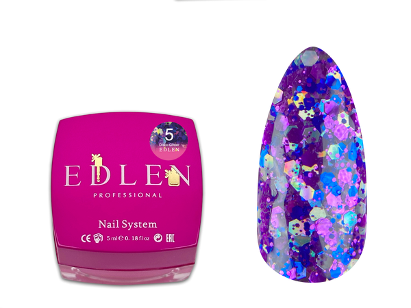 Disco Glitter Edlen 5 ml. №05