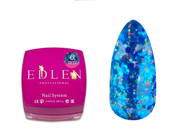 Disco Glitter Edlen 5 ml. №06