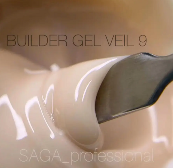 GEL FOR BUILDING SAGA BUILDER GEL VEIL, No. 9