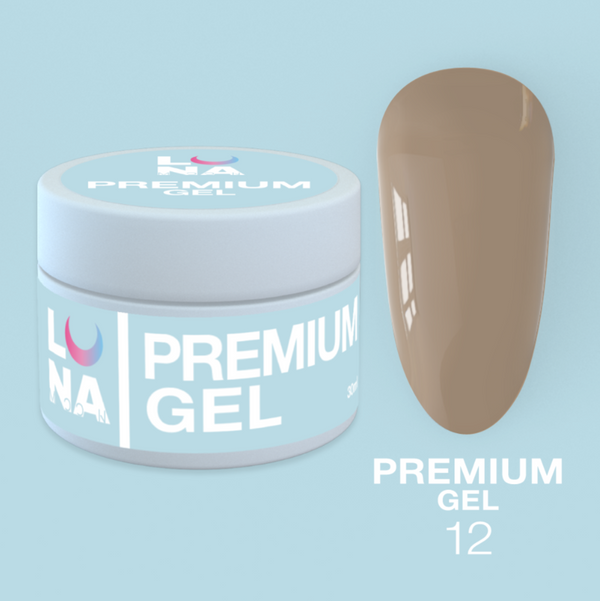 Класичний гель LunaMoon Gel Premium №12, 30 мл