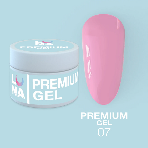 Класичний гель LunaMoon Gel Premium №7, 30 мл