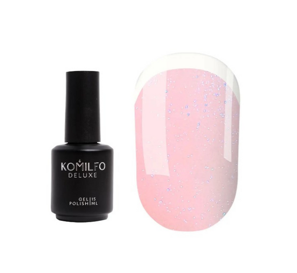 Komilfo KC Glitter Rubber French Base KC003, 15 ml