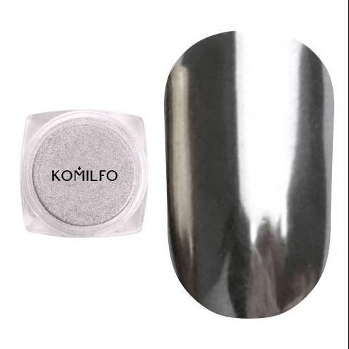 Komilfo Mirror Powder № 001, срібло, 0,5 г