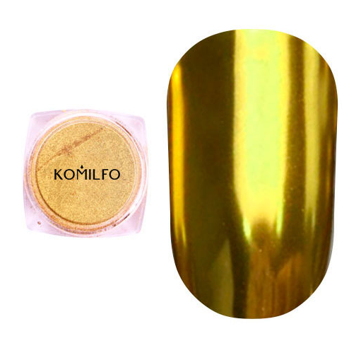 Komilfo Mirror Powder №002, золото, 0,5 г