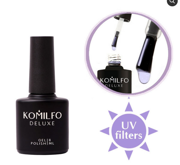 Komilfo No Wipe Rubber Top, 8 ml