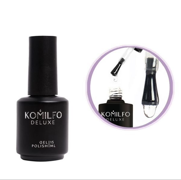 Komilfo Rubber Base - base en caoutchouc pour vernis gel, 15 ml