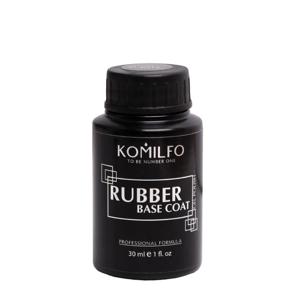 Komilfo Rubber Base - base en caoutchouc pour vernis gel, 30 ml (baril)