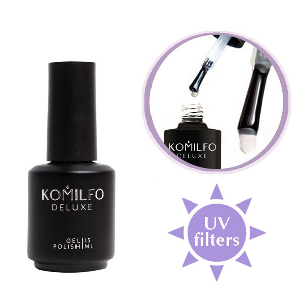 Komilfo Wipe Top - un top pour vernis gel avec une couche collante, 15 ml