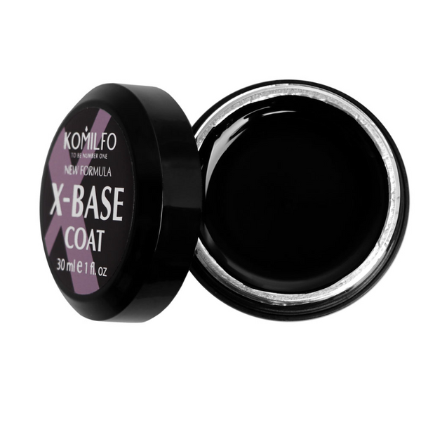 Komilfo X-Base Coat – Nouvelle Formule, 30 ml (pot de gel)