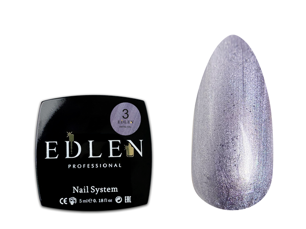 Gel métallique Edlen №03 Lilas 5ml.