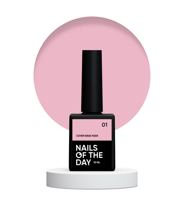 NAILSOFTHEDAY Cover base nude 01 10 ml