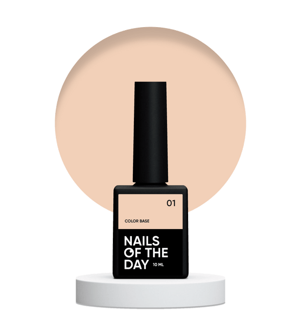 NAILSOFTHEDAY Base de couleur 01 10ml