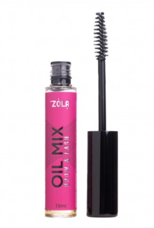 Nourishing oil for eyebrows and eyelashes with a brush Zola/Oil Mix, 10 ml