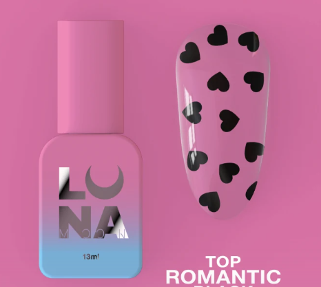 Top pour vernis gel Top Romantic Noir 13ml