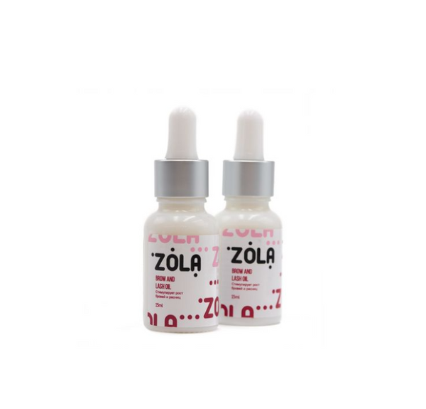 ZOLA BROW AND LASH OIL OIL FOR EYEBROWS AND LASHES, 15 ML