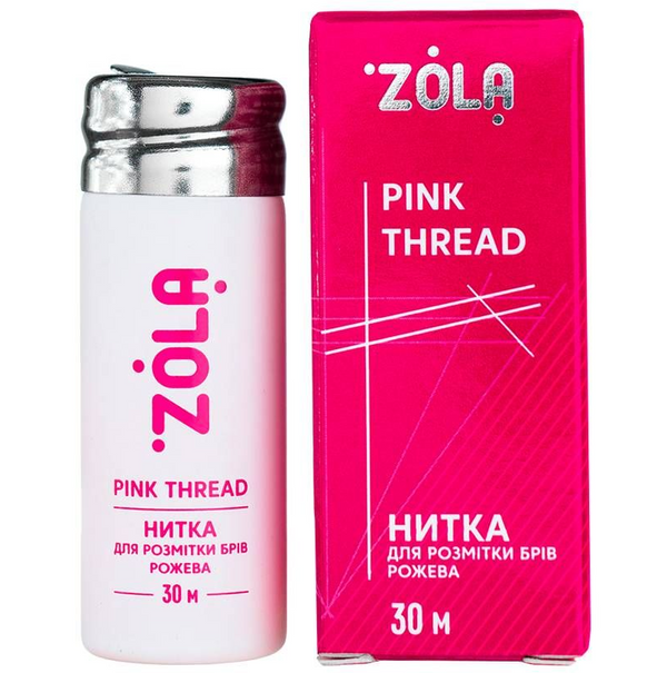 ZOLA Thread for marking 30 m (3 colors) (Pink)